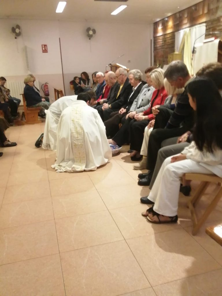 Lavatorio de los pies